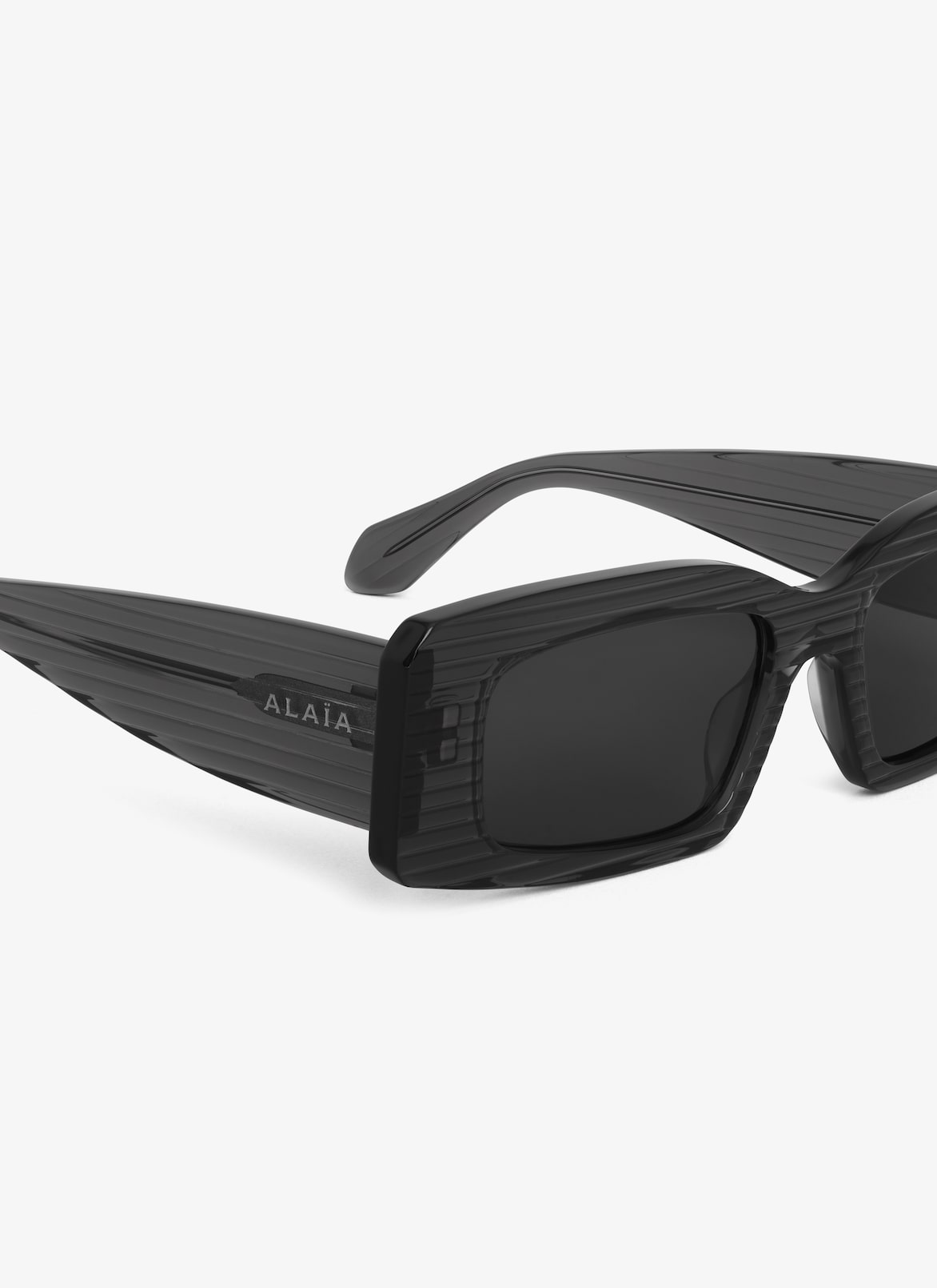 RECTANGULAR SUNGLASSES ALAÏA GRAY RECTANGULAR SUNGLASSES